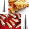 12 Pcs Stainless Steel Pastry Molds Set - Cream Horn & Cannoli Tubes for Baking